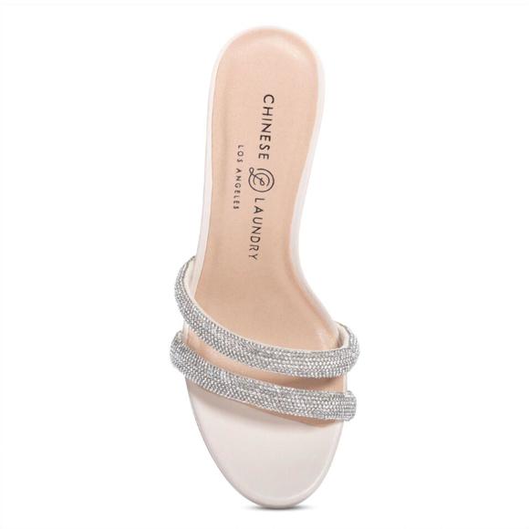 NEW CHINESE LAUNDRY ariana stiletto heels in cream - Picture 3 of 5